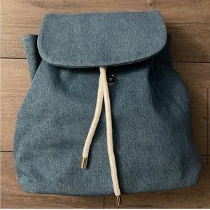 NWT Stoney Clover Lane Denim Flap Backpack